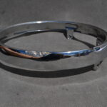 obrączka lampy chrom